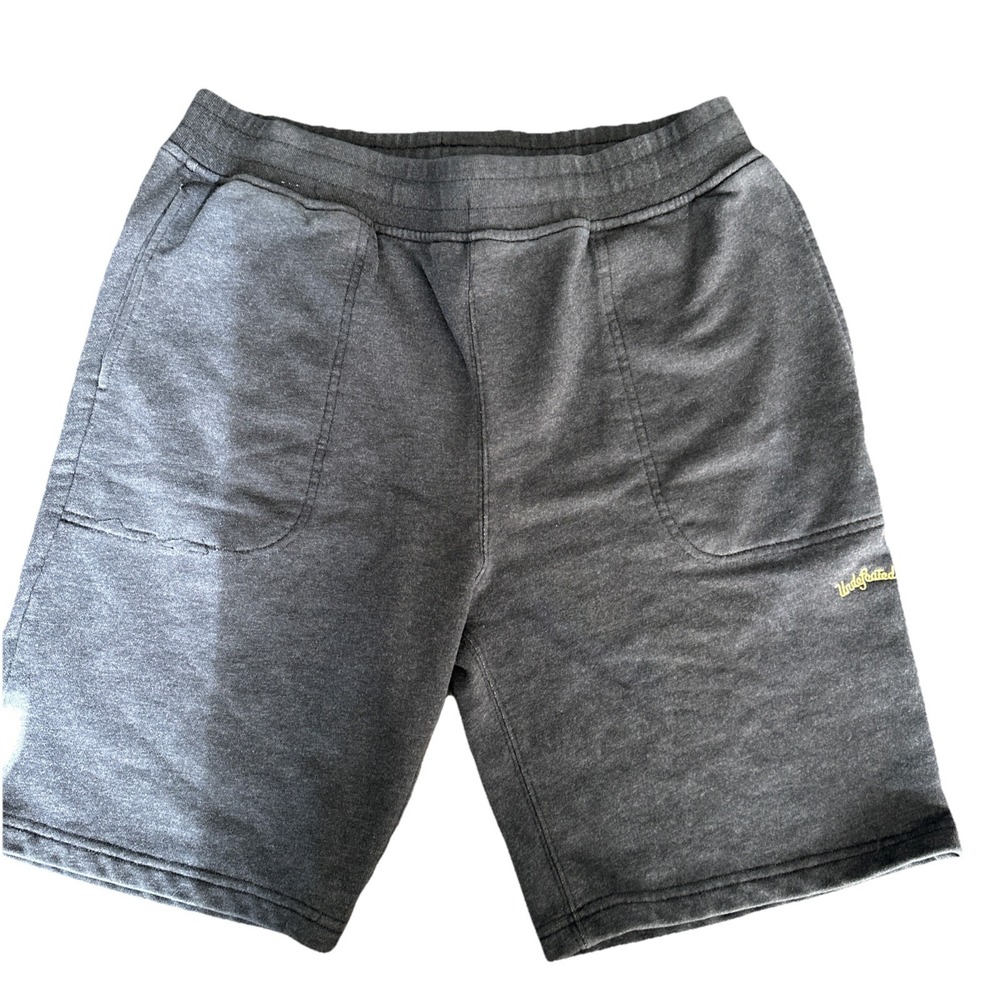 Undefeated Casual Solid Gray Sweat Shorts - Men's Size XL